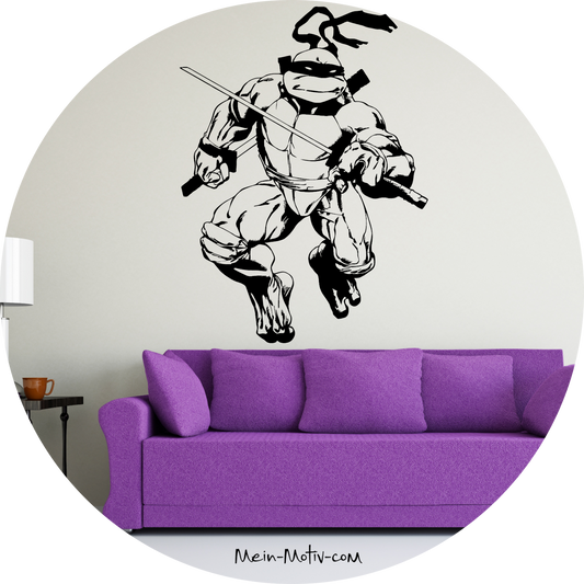 Wandtattoo Ninja Turtles Leonardo