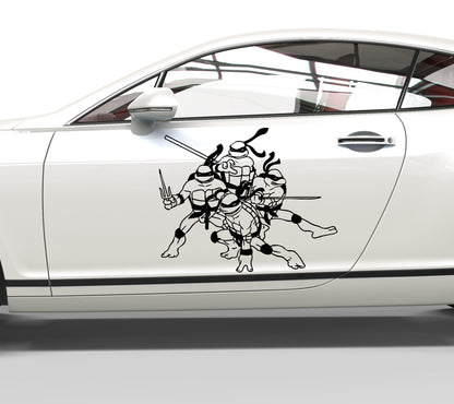 Autoaufkleber Teenage Mutant Ninja Turtles