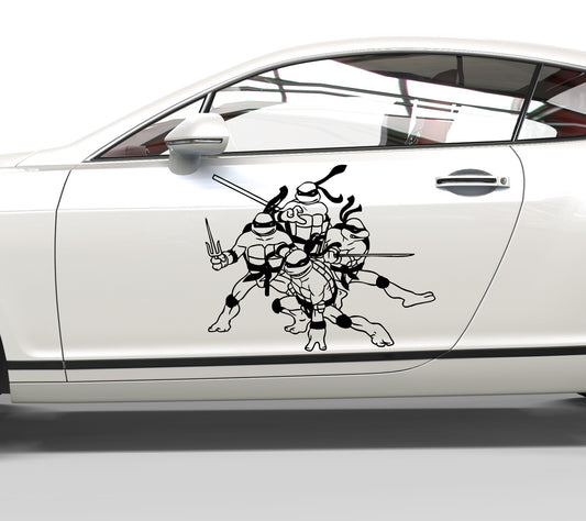 Autoaufkleber Teenage Mutant Ninja Turtles