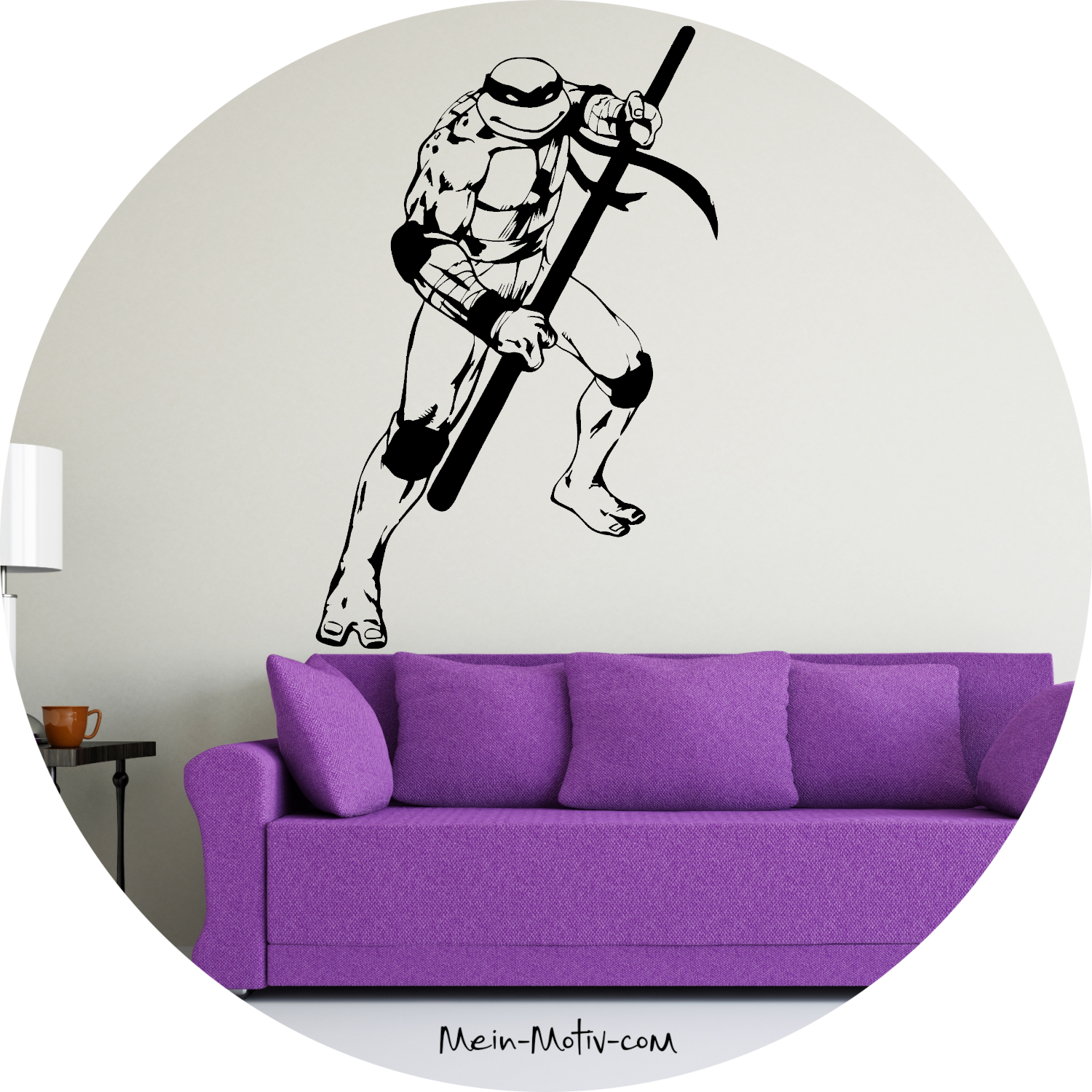 Wandtattoo Ninja Turtles Donatello