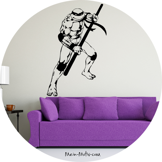 Wandtattoo Ninja Turtles Donatello