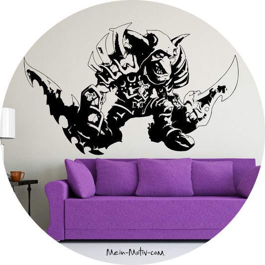 Wandtattoo World of Warcraft - Goblin Schurke