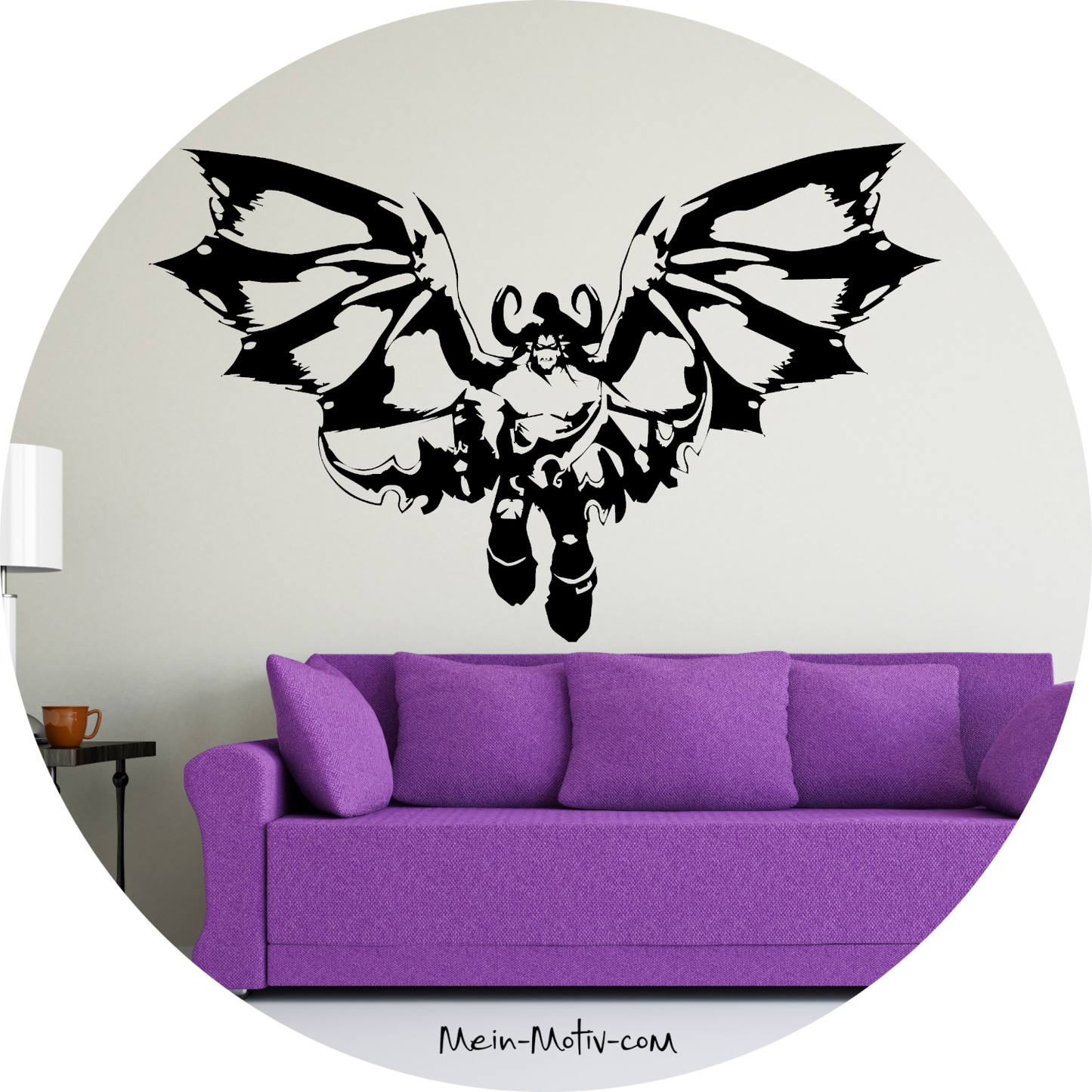 Wandtattoo World of Warcraft - Illidan Sturmgrimm