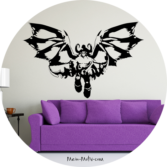 Wandtattoo World of Warcraft - Illidan Sturmgrimm