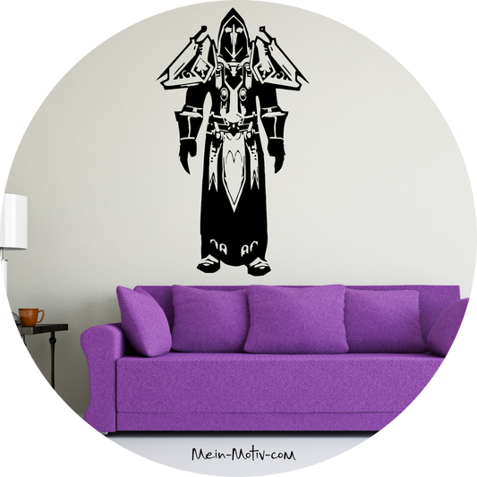 Wandtattoo World of Warcraft - Paladin Mensch T2