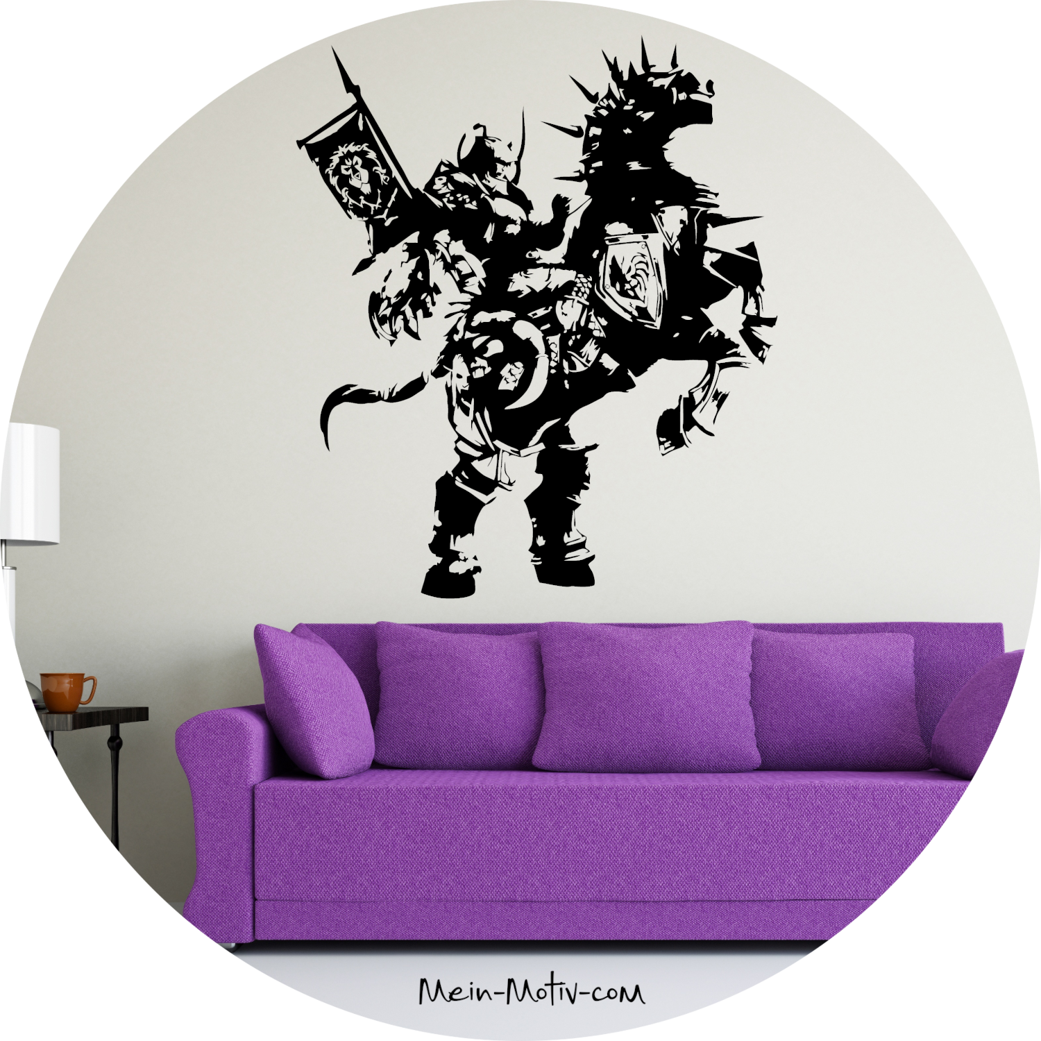 Wandtattoo World of Warcraft - Draenei Paladin