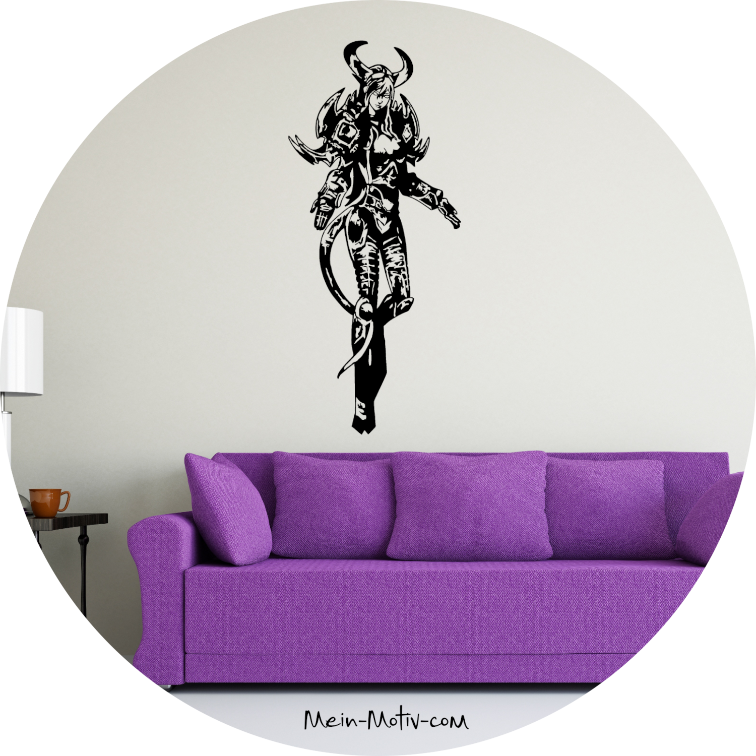 Wandtattoo World of Warcraft - Draenei Kriegerin