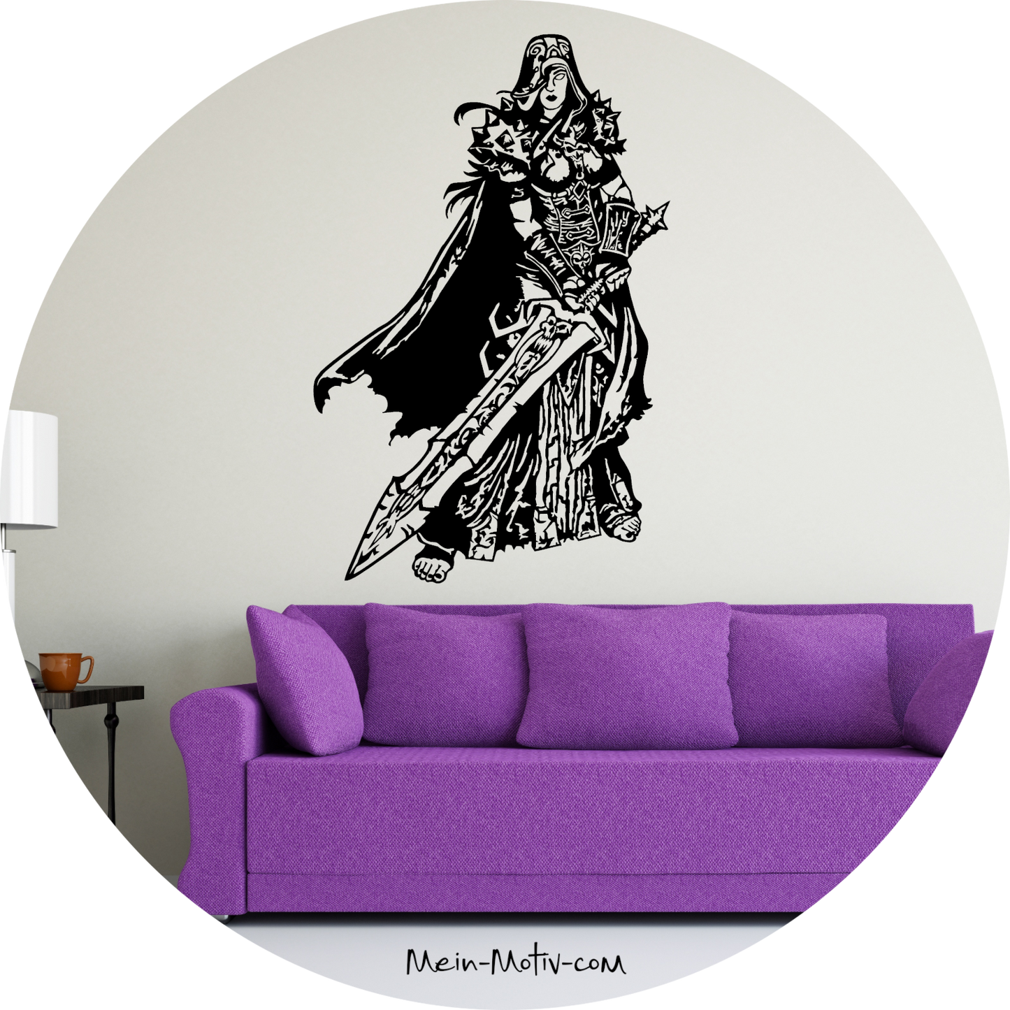 Wandtattoo World of Warcraft - Mensch Todesritter