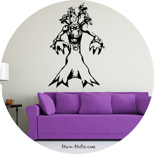 Wandtattoo World of Warcraft Baum Druide