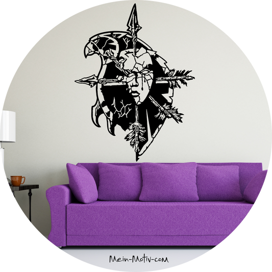 Wandtattoo World of Warcraft - Wappen der Verlassenen