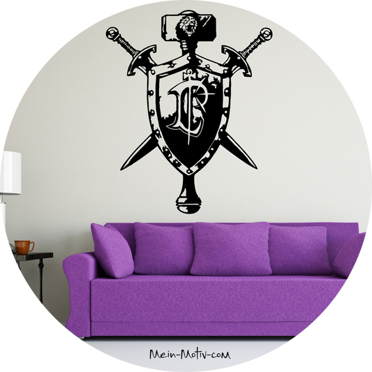Wandtattoo World of Warcraft - Wappen von Lordaeron