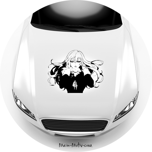Autoaufkleber Anime Girl