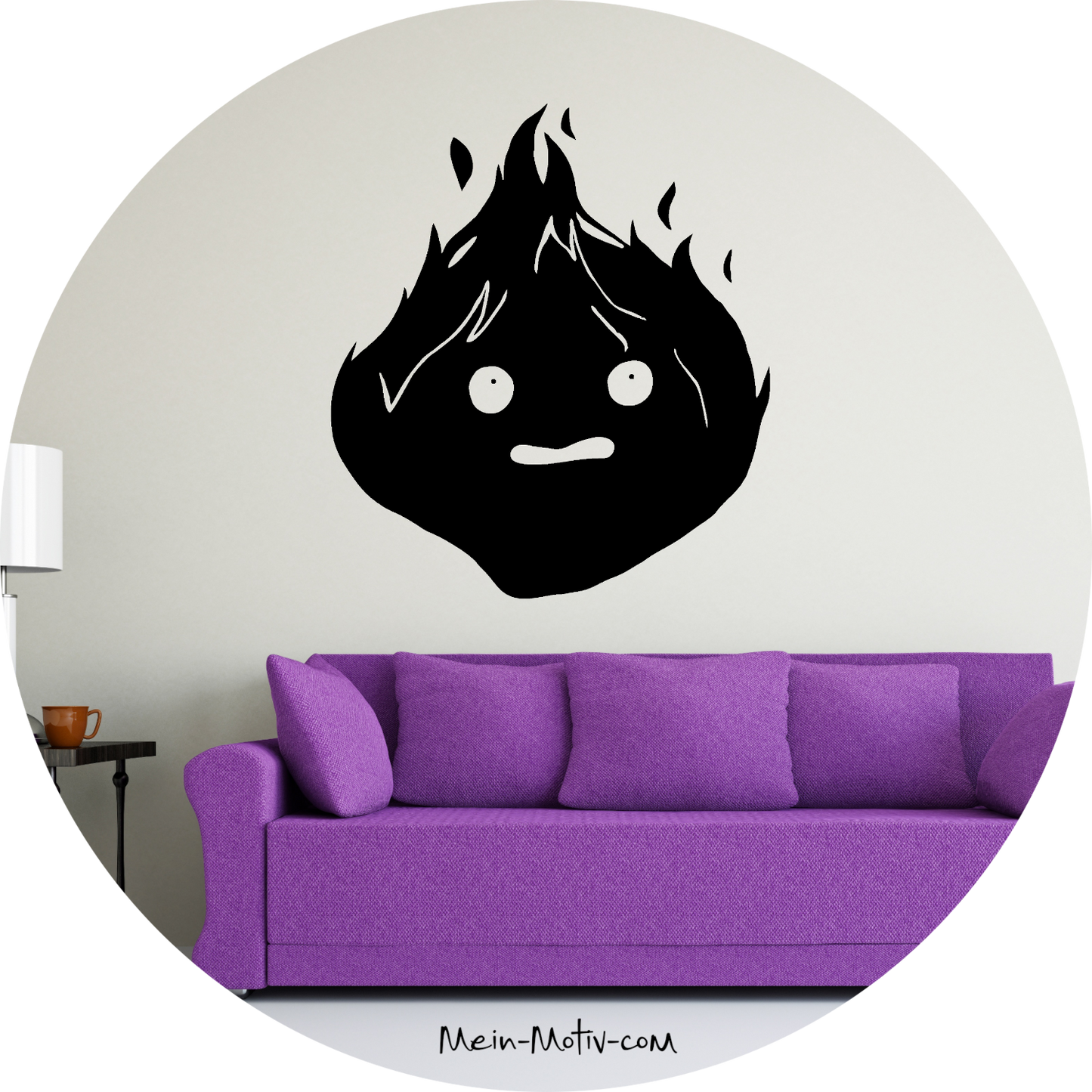 Wandtattoo Das Wandelnde Schloss - Calcifer