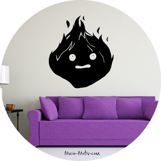 Wandtattoo Das Wandelnde Schloss - Calcifer