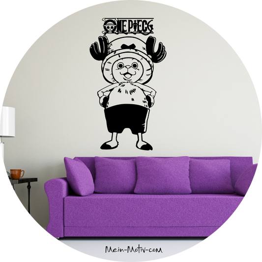 Wandtattoo One Piece on Top Tony Tony Chopper