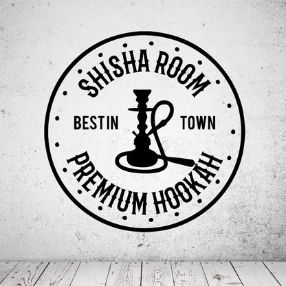 Wandtattoo Shisha Room