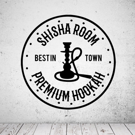 Wandtattoo Shisha Room
