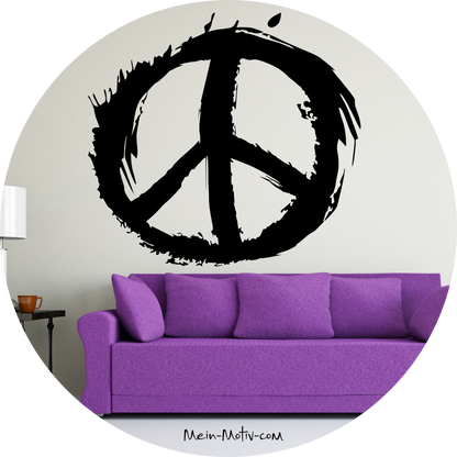 Wandtattoo Peace Love