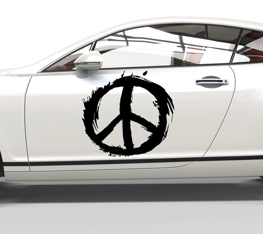 Autoaufkleber Peace Love