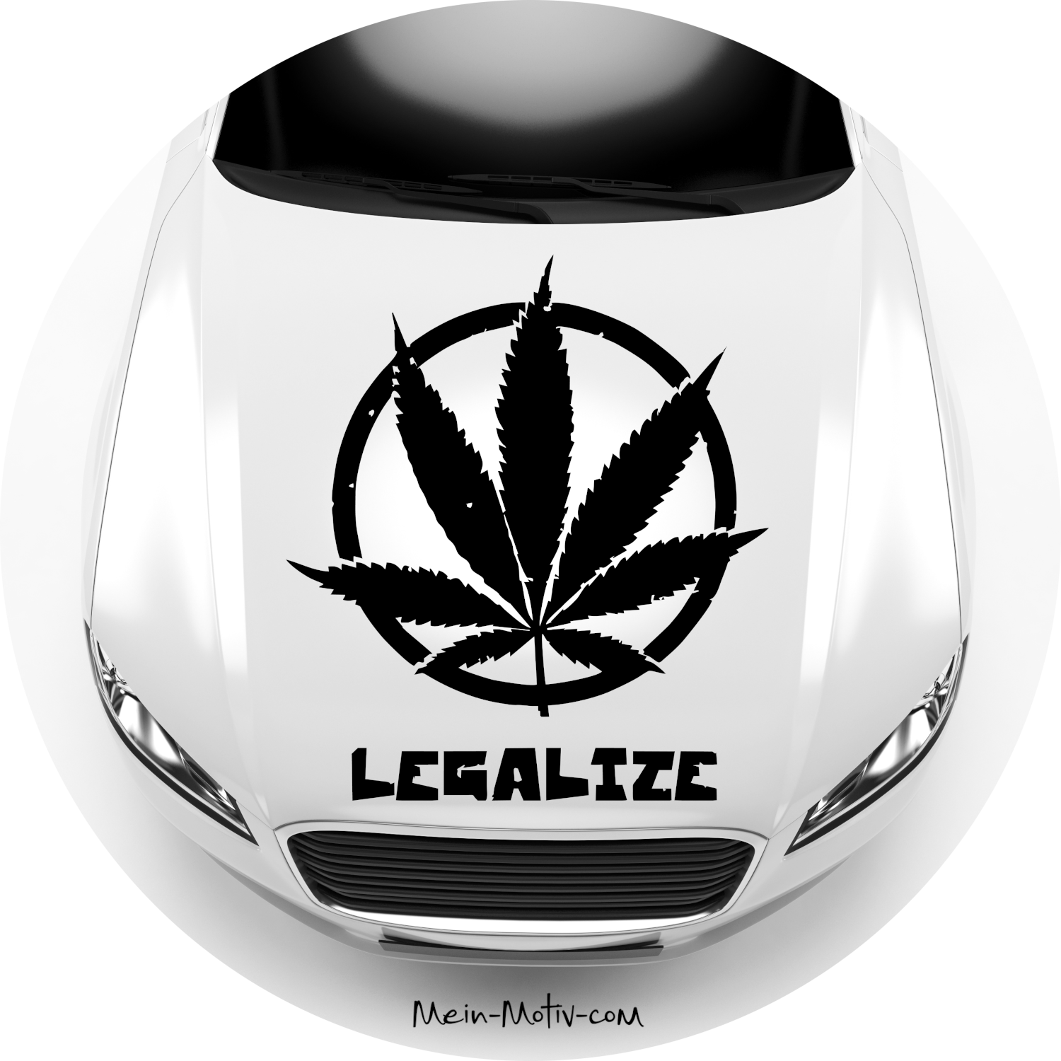 Autoaufkleber Legalize Cannabis
