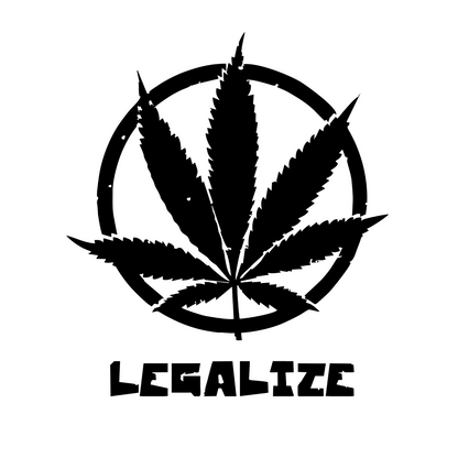 Wandtattoo Legalize Cannabis