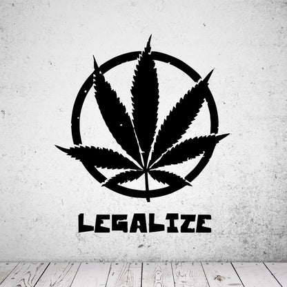 Wandtattoo Legalize Cannabis