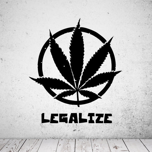 Wandtattoo Legalize Cannabis