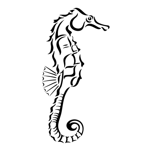 Wandtattoo Seepferdchen