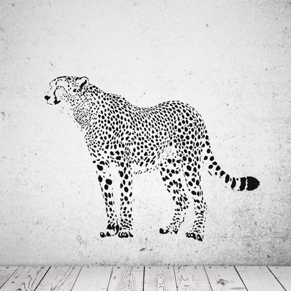 Wandtattoo Gepard