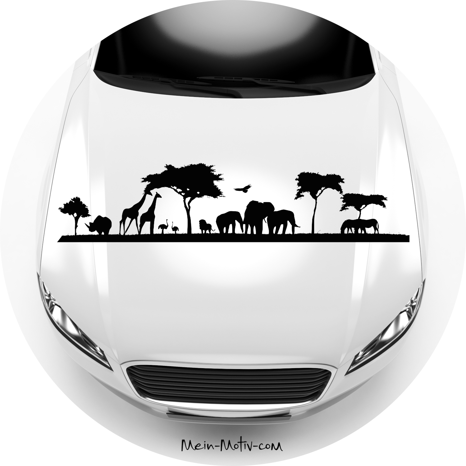 Autoaufkleber Afrika Savanne