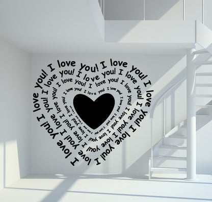 Wandtattoo Love You