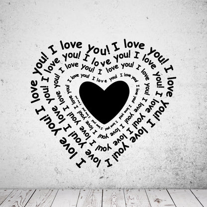 Wandtattoo Love You