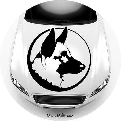 Autoaufkleber Schäferhund