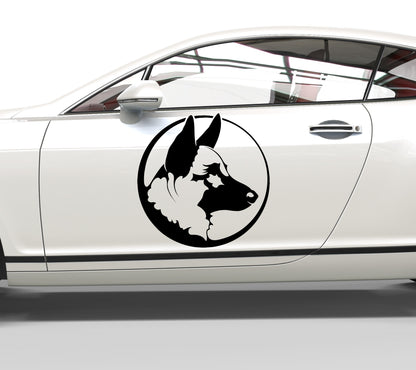 Autoaufkleber Schäferhund