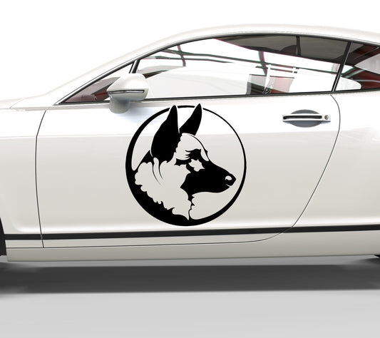 Autoaufkleber Schäferhund