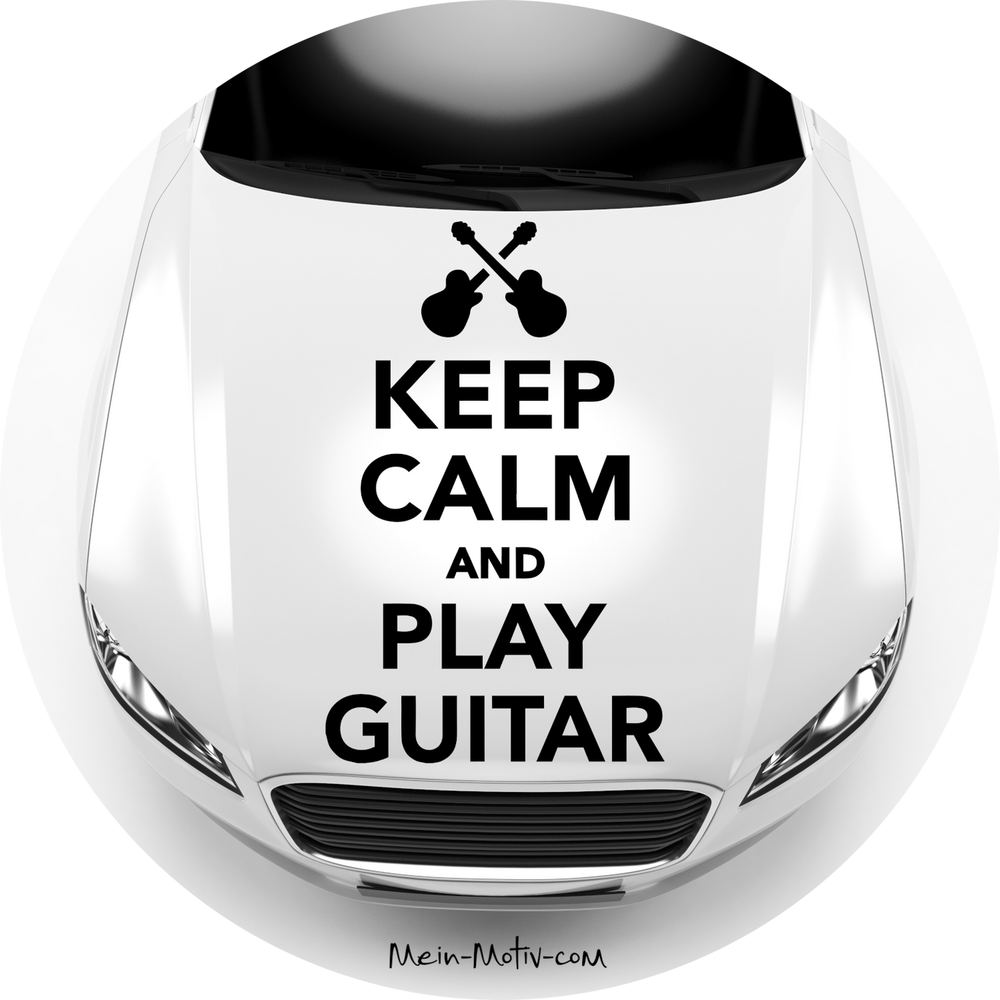 Autoaufkleber Keep calm and play Guitar