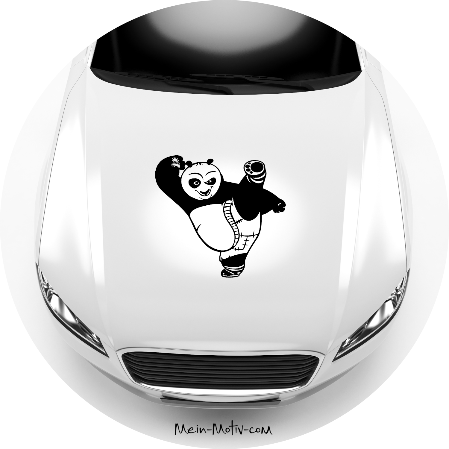 Autoaufkleber Kung Fu Panda - Po