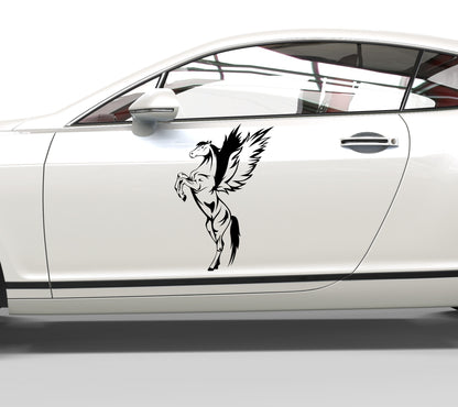 Autoaufkleber Pegasus stehend