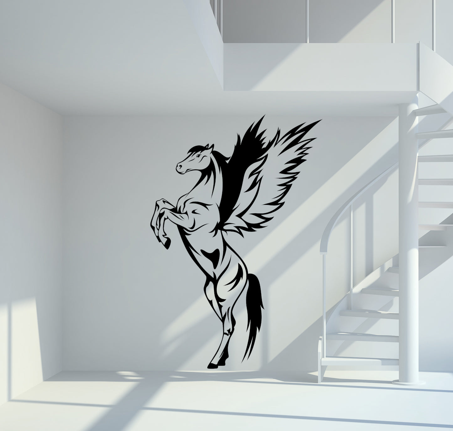 Wandtattoo Pegasus stehend