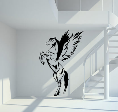Wandtattoo Pegasus stehend