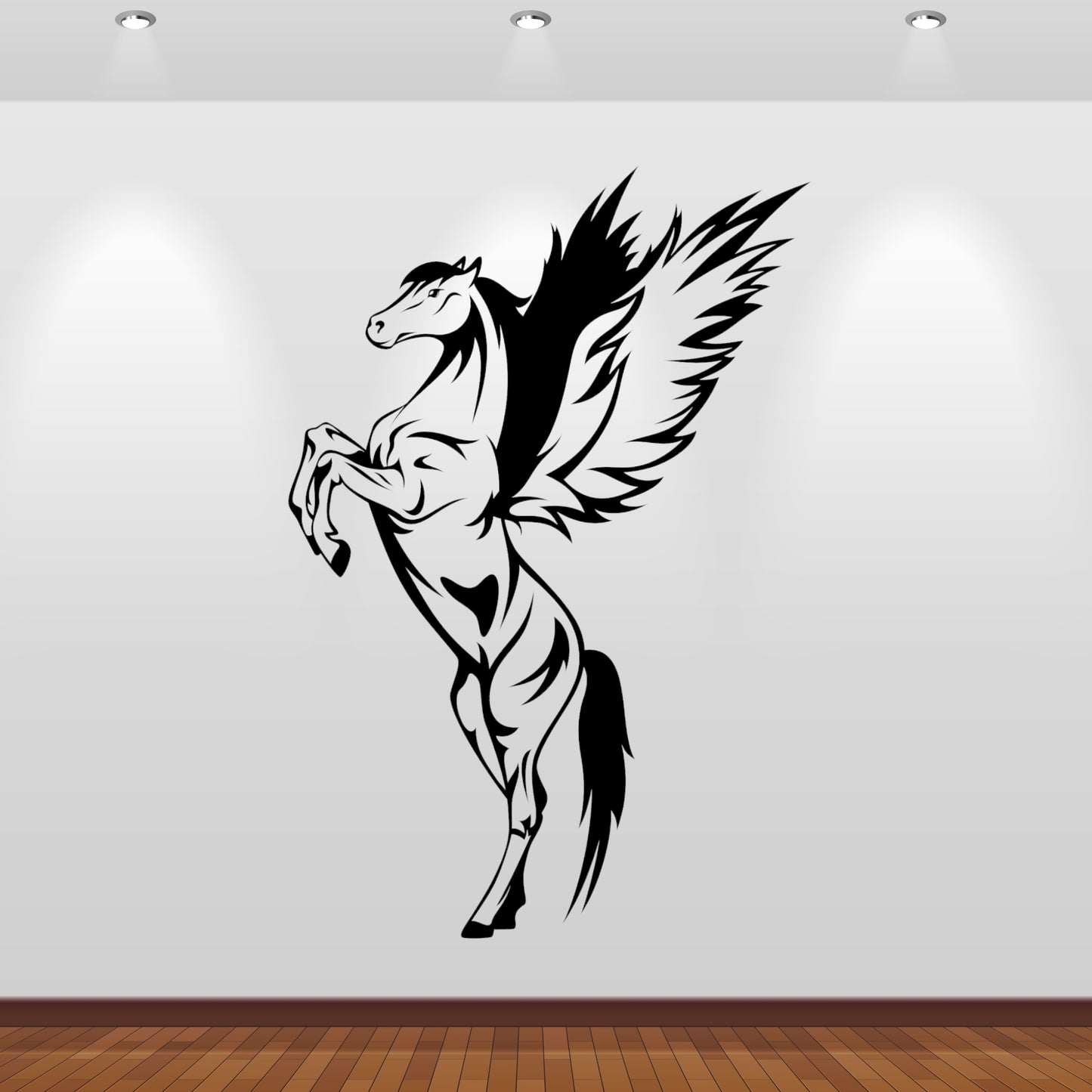 Wandtattoo Pegasus stehend