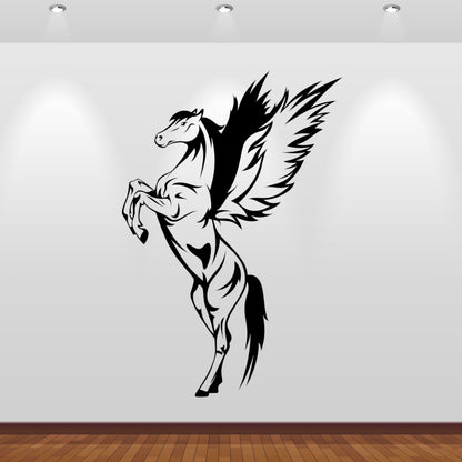 Wandtattoo Pegasus stehend