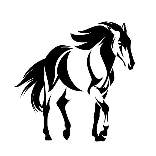 Wandtattoo Wildpferd