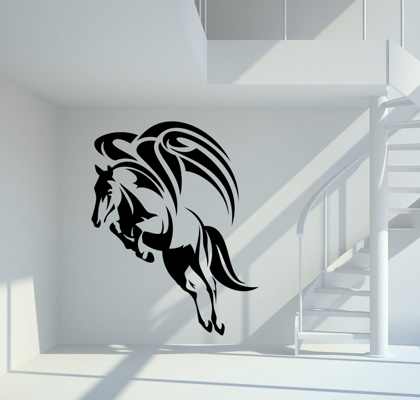 Wandtattoo Geflügeltes Pferd