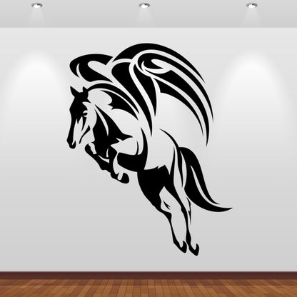 Wandtattoo Geflügeltes Pferd
