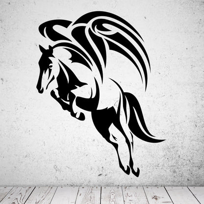 Wandtattoo Geflügeltes Pferd