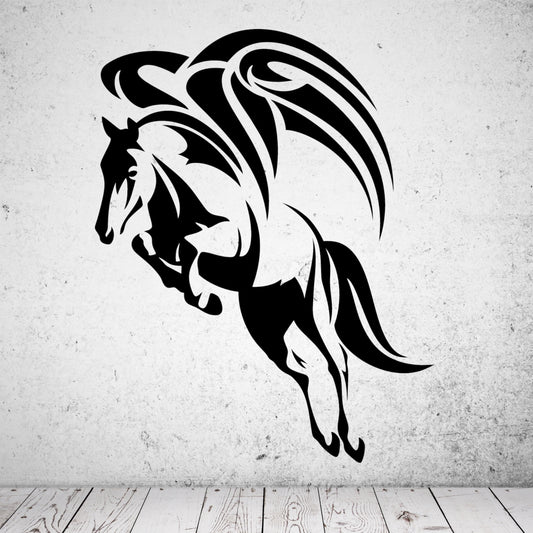Wandtattoo Geflügeltes Pferd