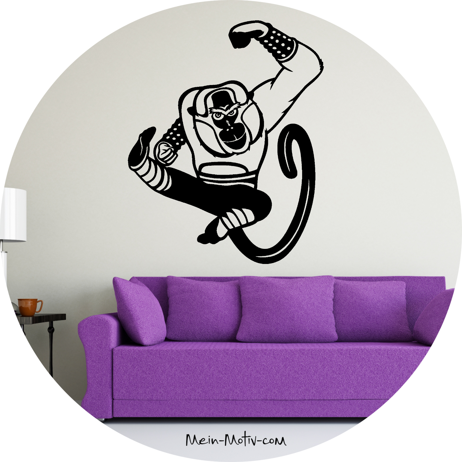 Wandtattoo Kung Fu Panda - Monkey