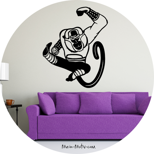 Wandtattoo Kung Fu Panda - Monkey