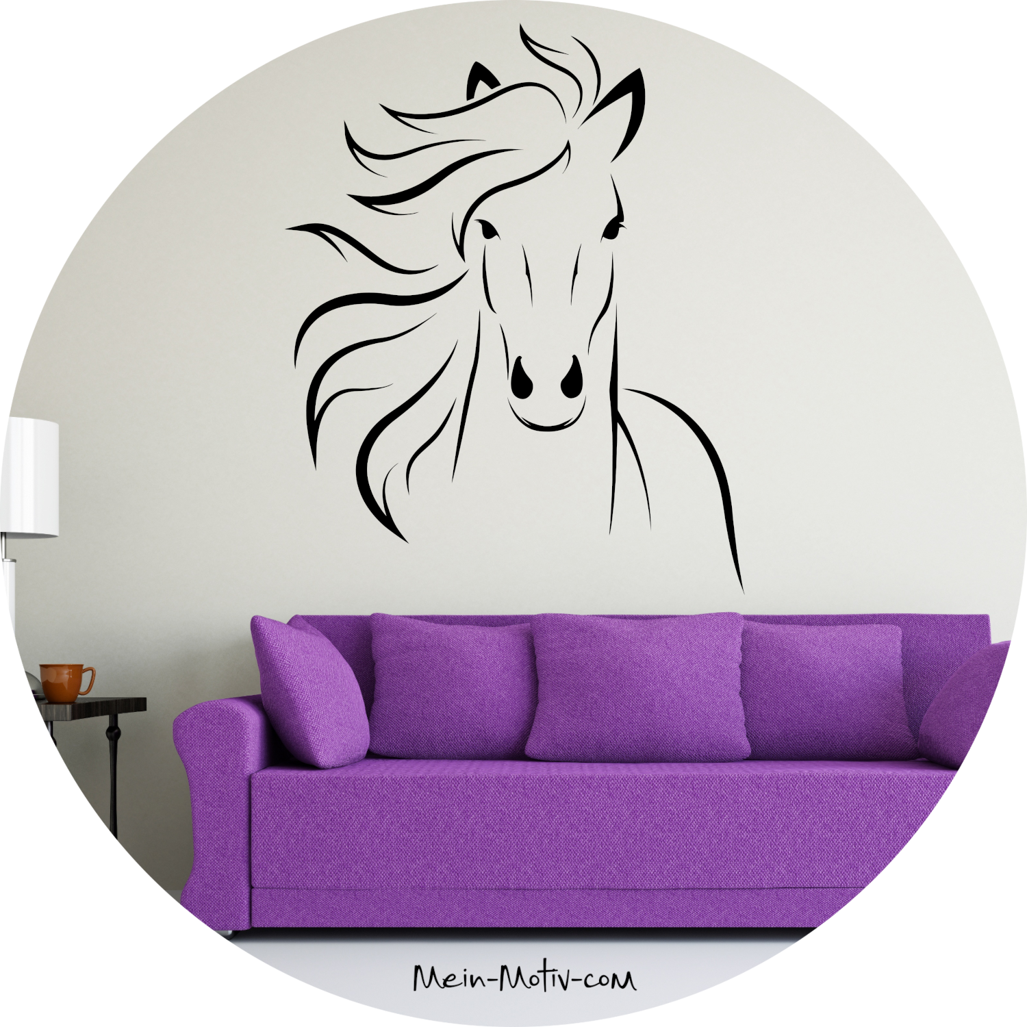 Wandtattoo Pferd - Horse